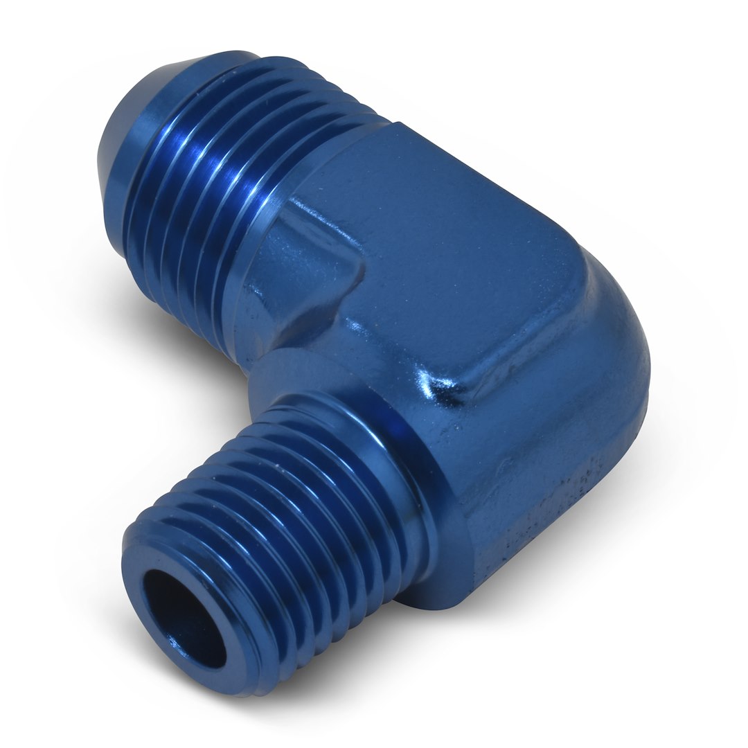Russell 660870 Blue Anodized Elbow Adapter