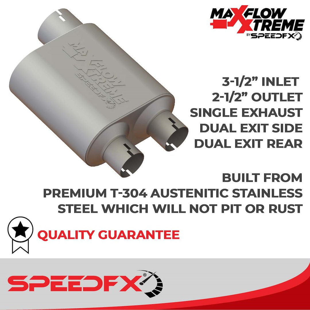 SpeedFX 50102 MaxFlow Xtreme Silverado Cat-Back Exhaust