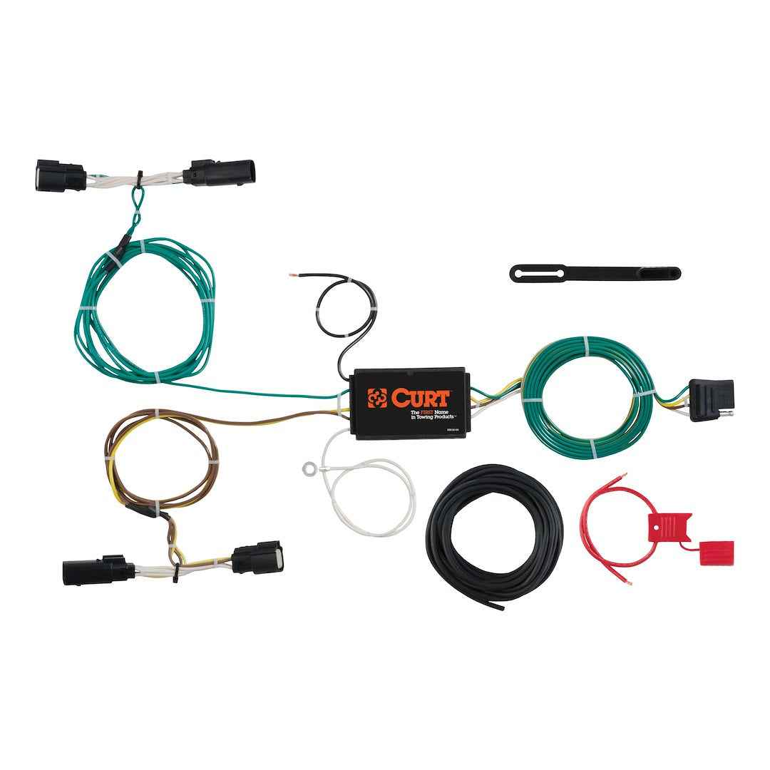 CURT 56272 Custom 4-Way Flat Wiring - Ford Edge
