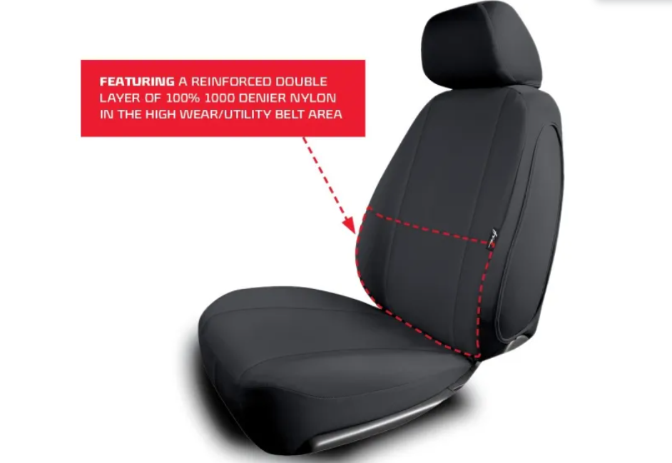 Fia DTR946P Black Dura-Tech Responder Seat Cover