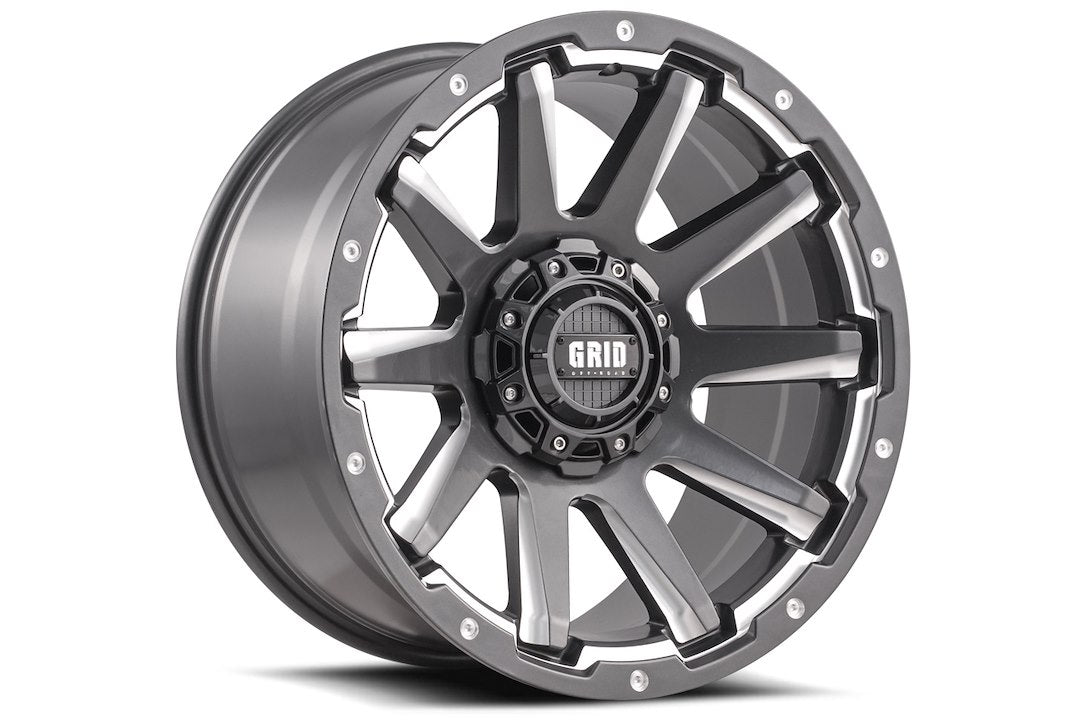 Grid Wheels GD0518090550G0010 GD05 18x9 Gloss Graphite Wheel