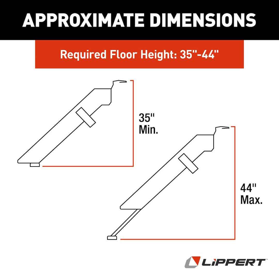 Lippert 791575 SolidStep 4-Step RV Entry - 400 lb
