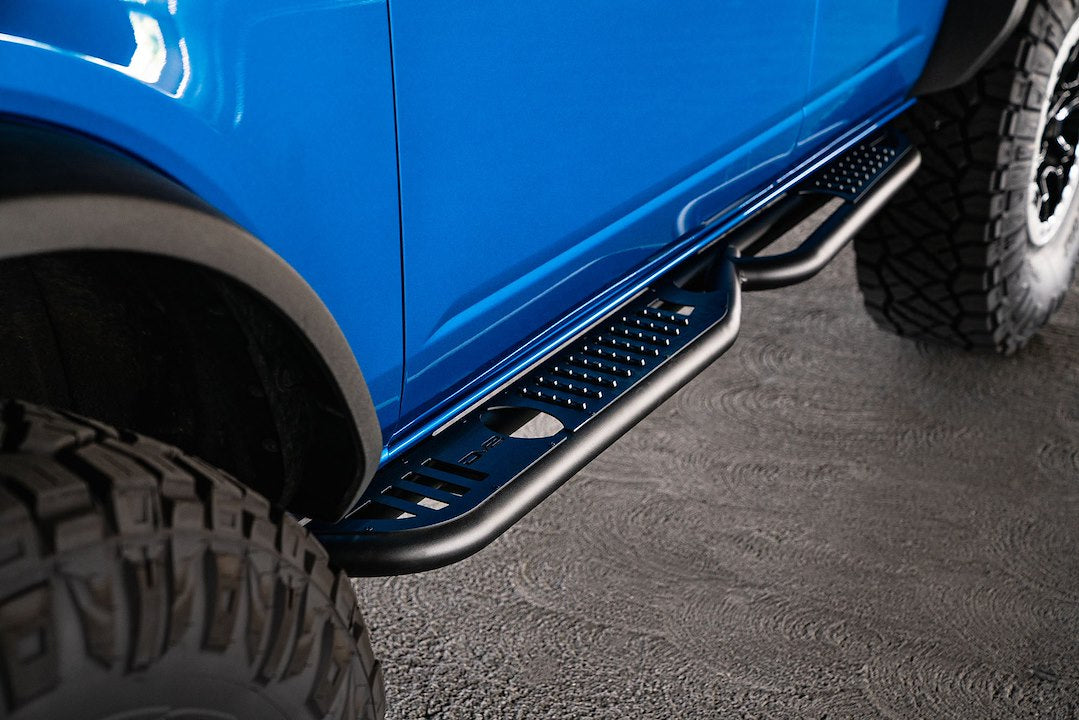 DV8 Offroad SRBR-02 OE Plus Bronco Round Step Bars