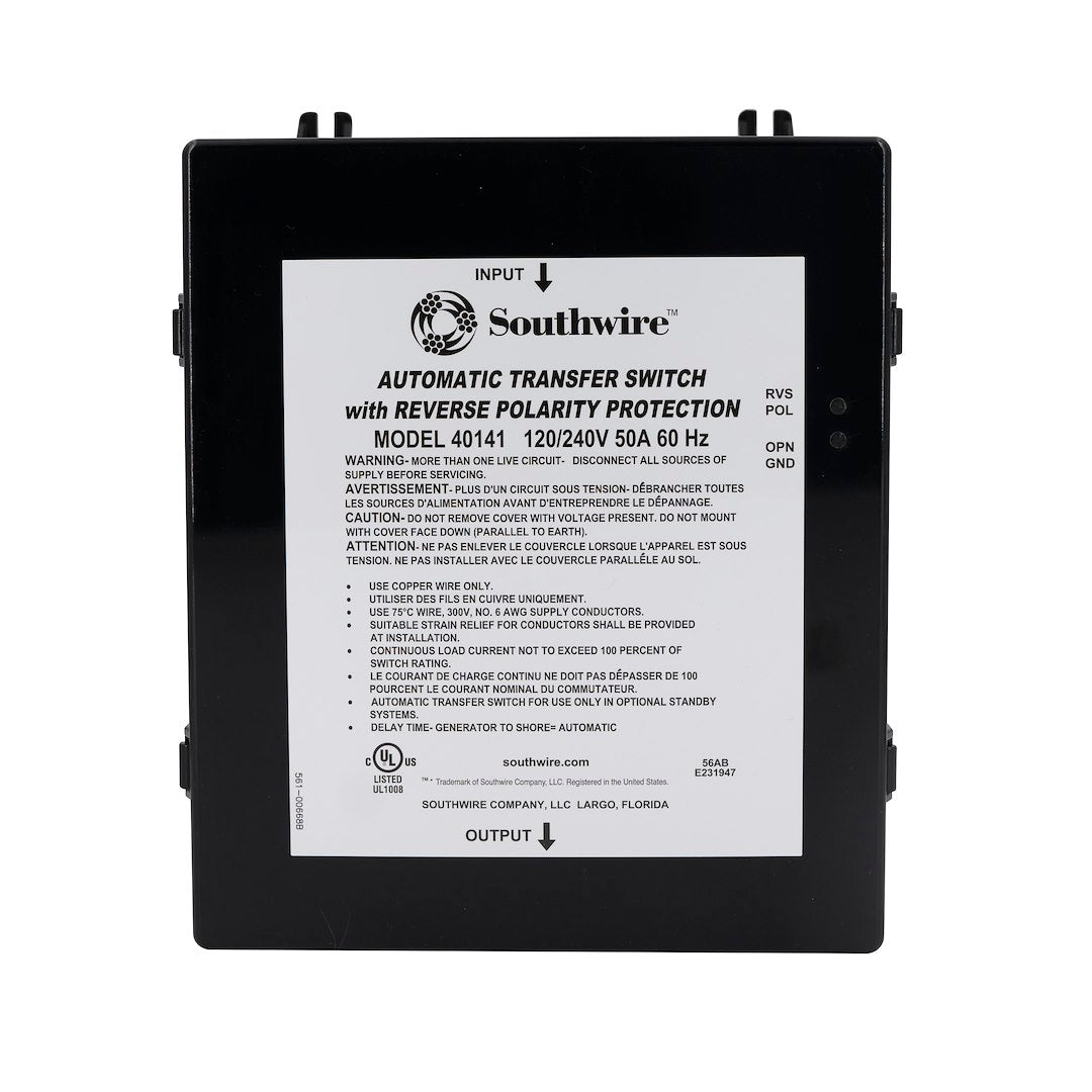 Southwire Corp. 40141-001 Power Transfer Switch
