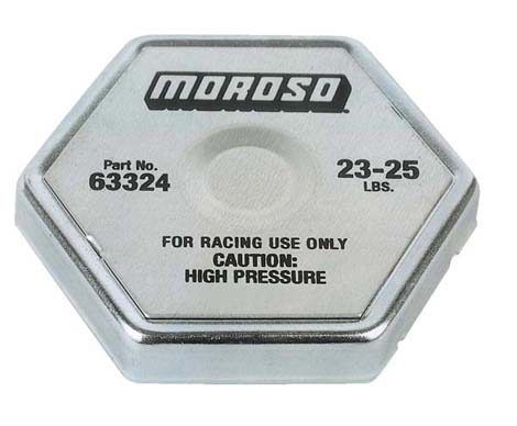 Moroso Performance 63324 Racing Radiator Cap, 23–25 lb