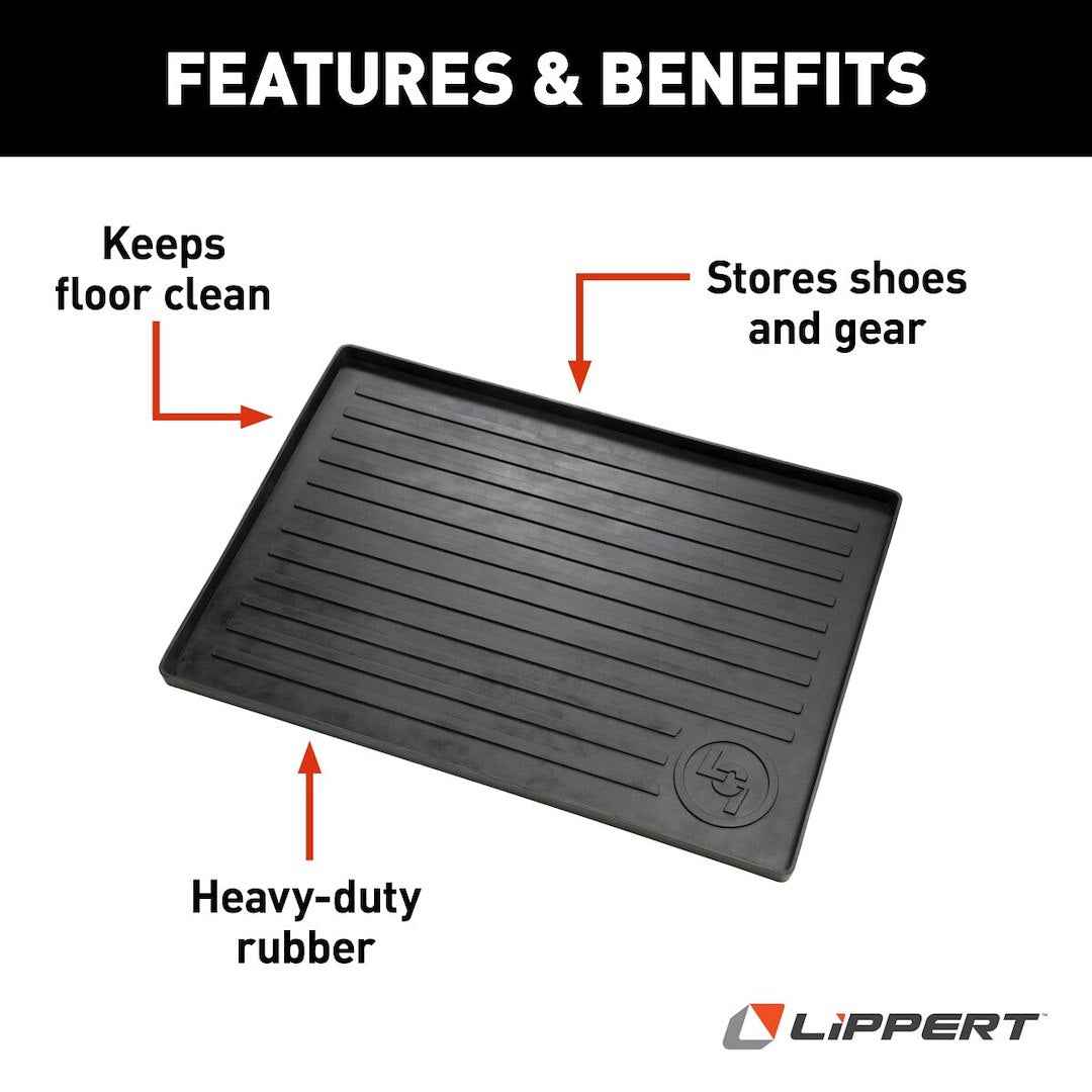 Lippert 801380 All-Weather RV Floor Tray - 28-1/4 x 20 in