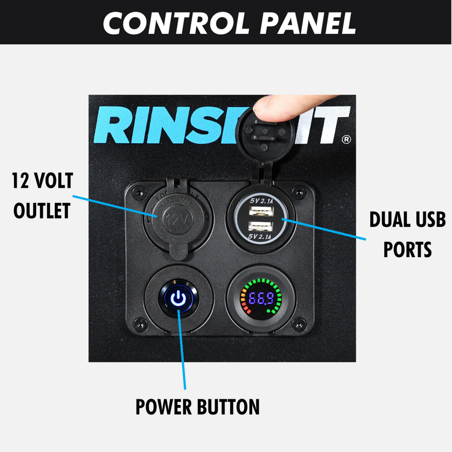 RinseKit 857007006357 Cube Electric Portable Shower
