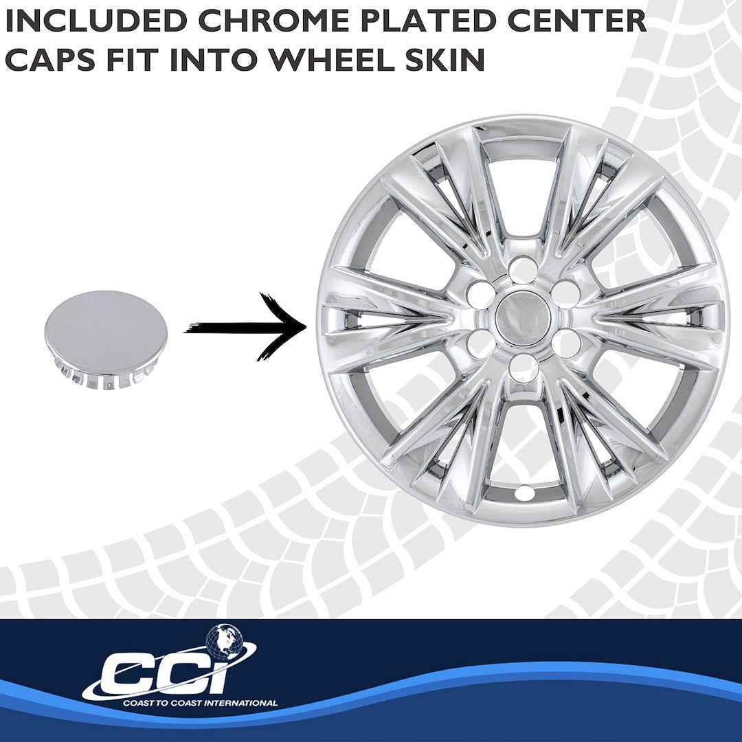 Coast To Coast IMP518X Chrome 18-Inch IMPOSTOR Skin Set
