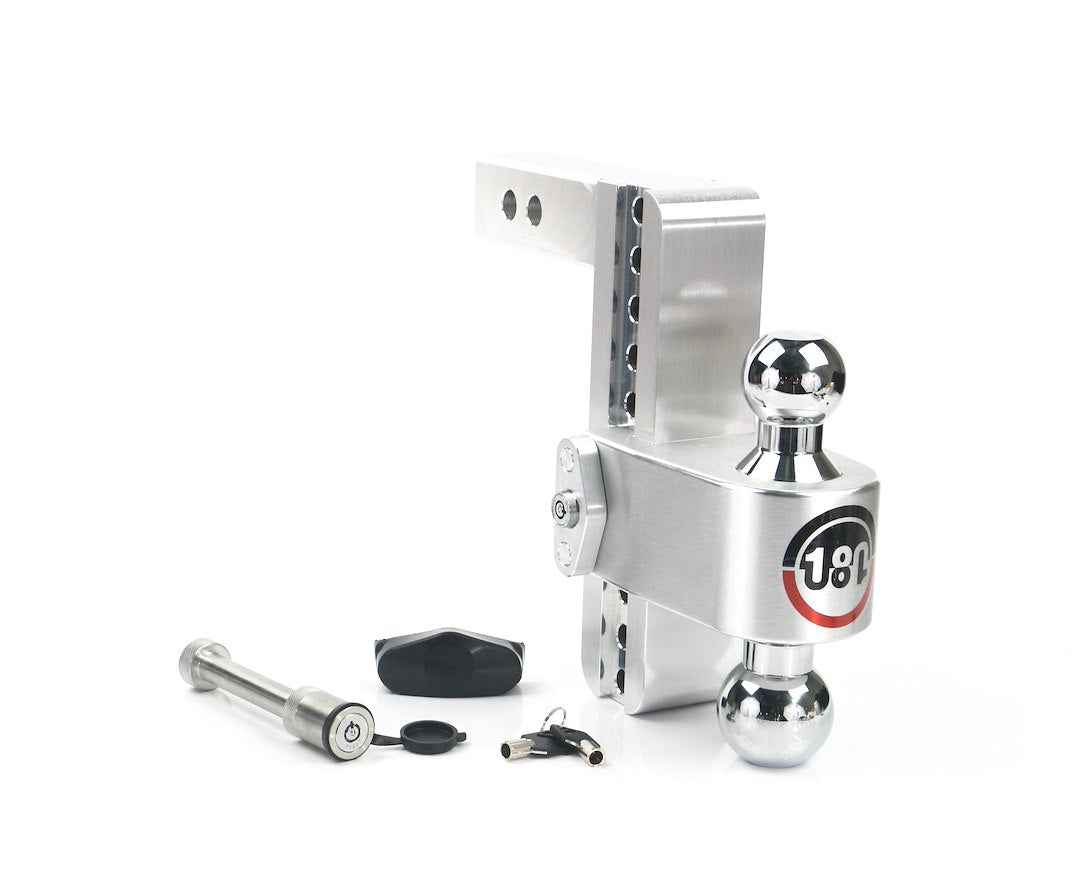 Weigh Safe CTB8-2-KA Adjustable Ball Mount - 2 in, 8 in Drop
