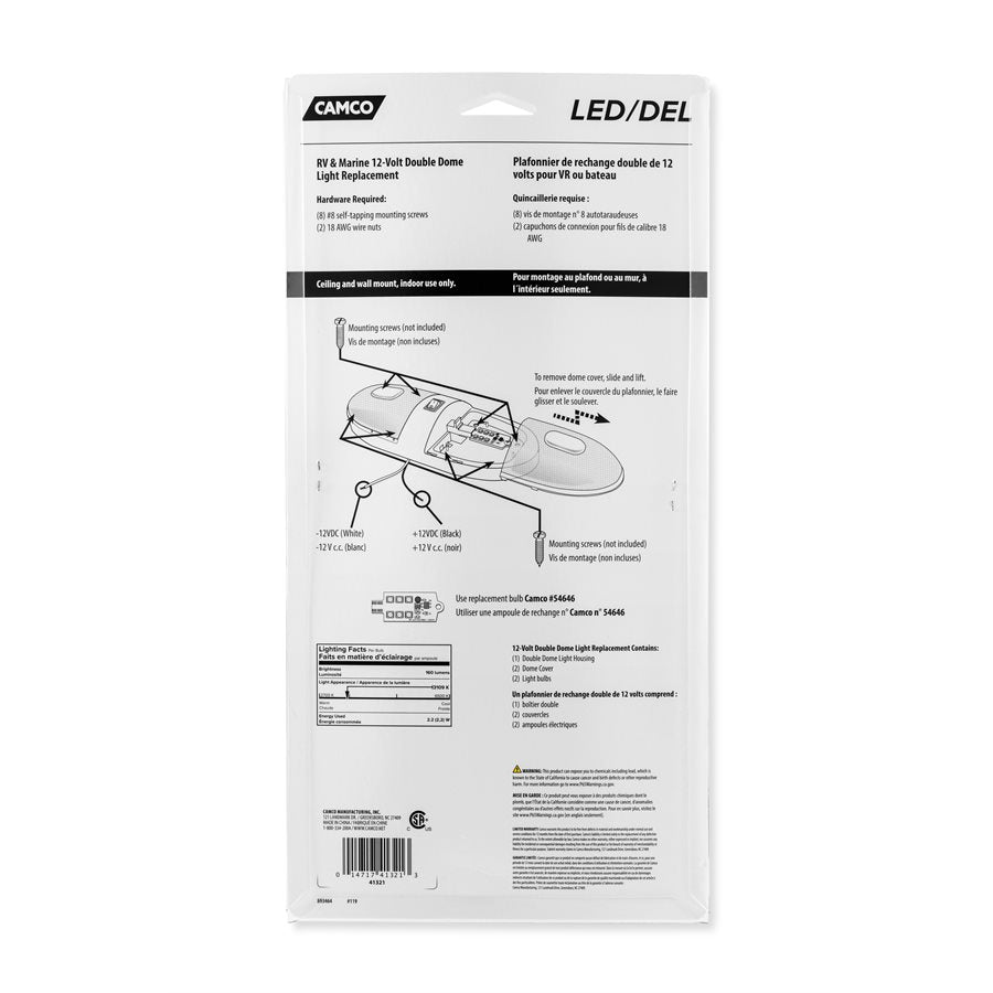 Camco 41321 Dome Light - Led - image 8