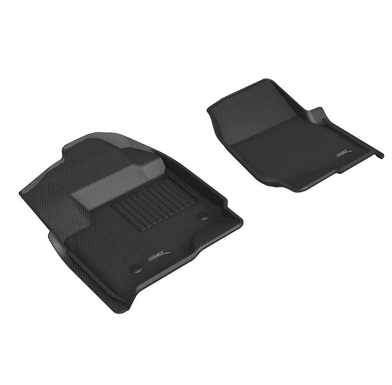3D Mats KAGU Floor Liner Thermoplastic Rubber Of Carbon Fiber Texture L1FR10711509 - image 1