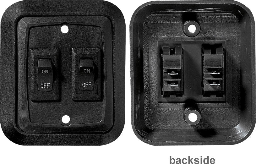 RV Designer On-off Multi Purpose Switch (S656) – Color: Black