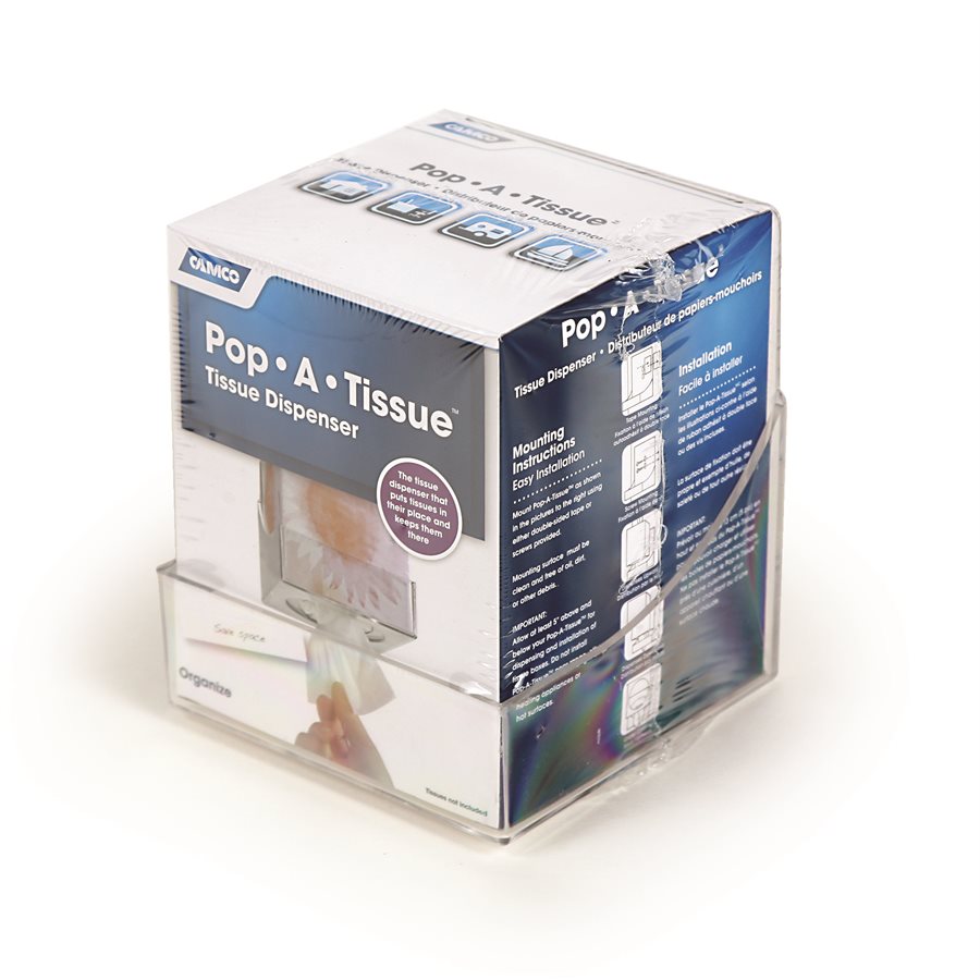 Camco Facial Tissue Holder (57101) – Material: Plastic