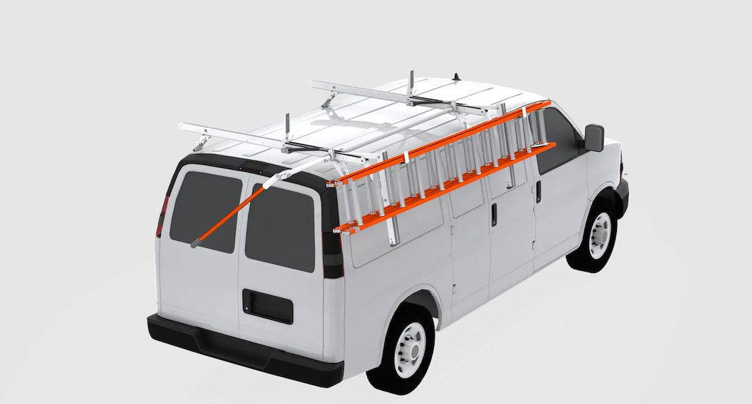 Masterack 02P741KP Uplyft Double Standard-Slide Ladder Rack