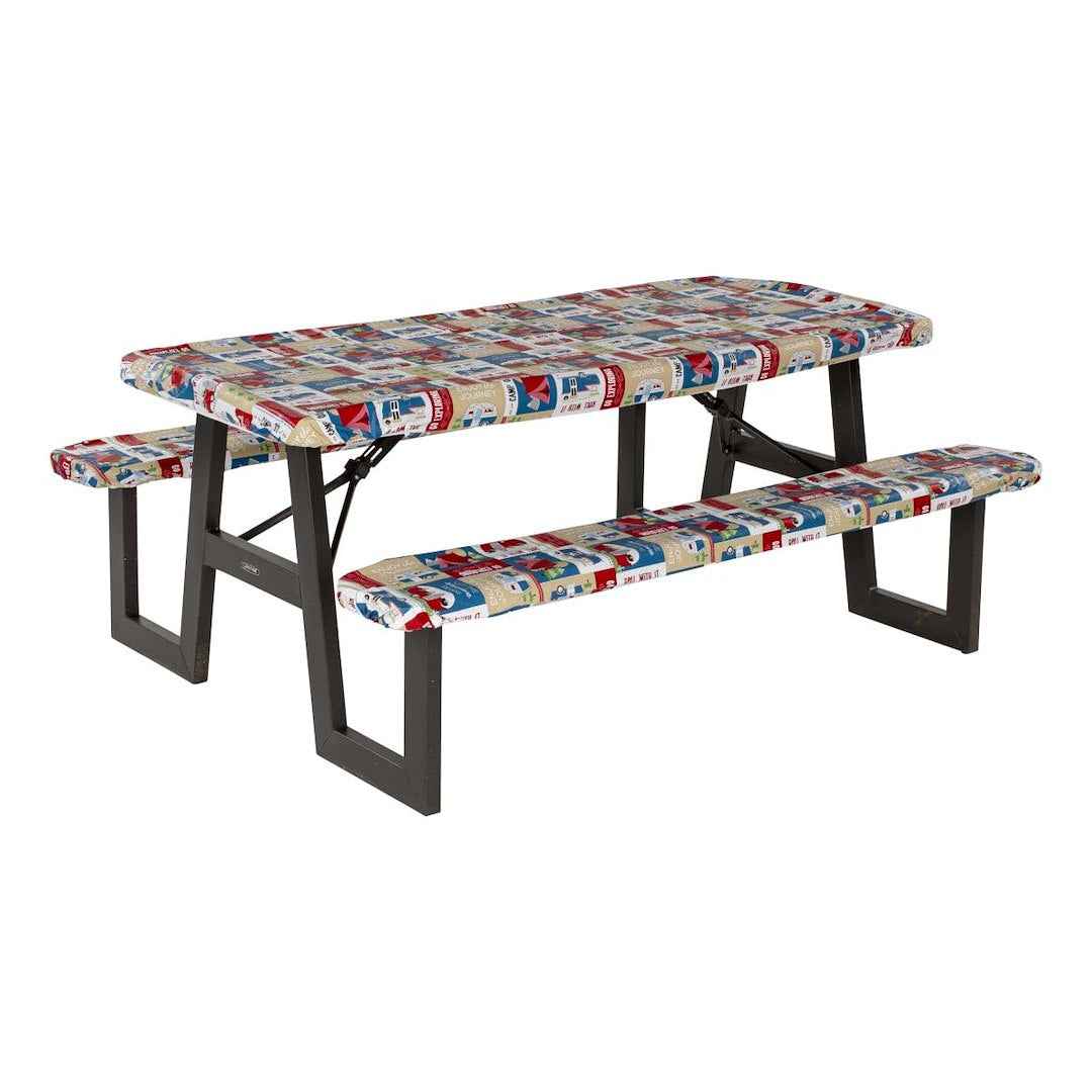 Lippert 2022107835 Picnic Tablecloth and Bench Cover Set