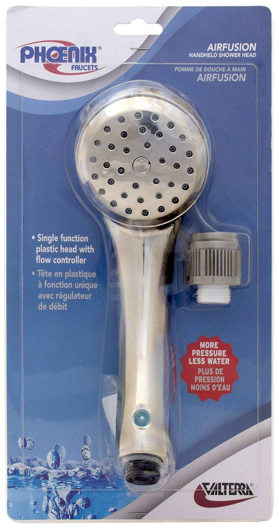 Phoenix Products PF276039 Handheld Shower Head - Brushed Nickel Plated
