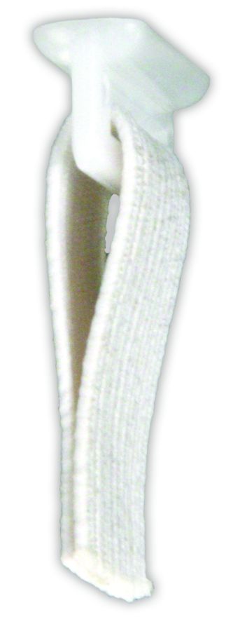 JR Products Window Curtain Glider (81275) – Color: White