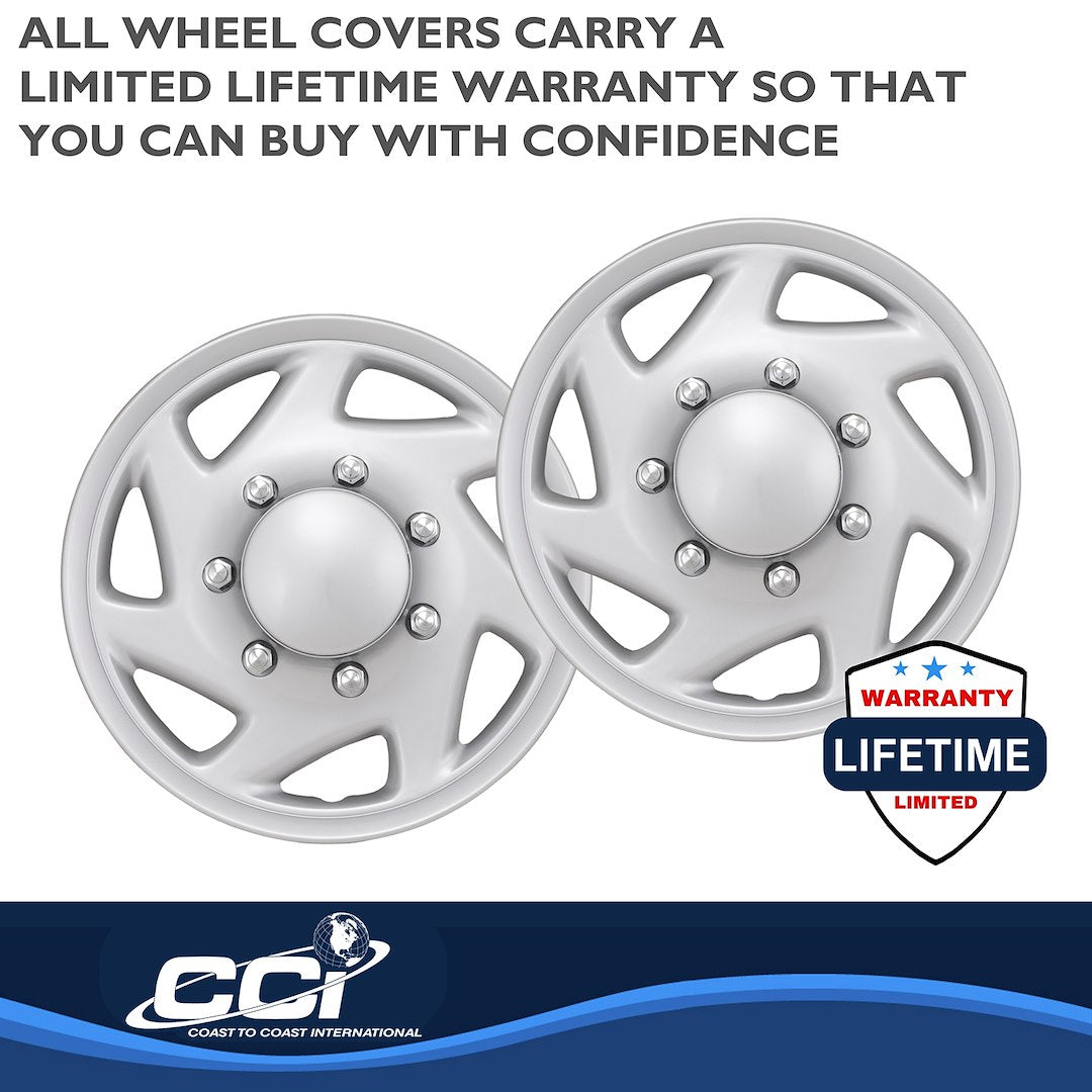 Coast To Coast B9416S Silver E-150–E-350 SRW Wheel Covers - image 4