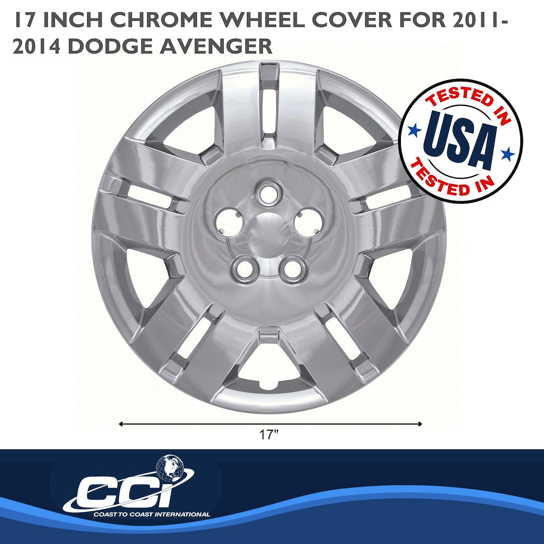 Coast To Coast 46817C Avenger Chrome Split-Spoke Covers - image 2