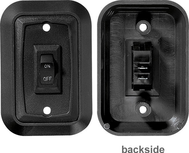 RV Designer On-off Multi Purpose Switch (S652) – Color: Black