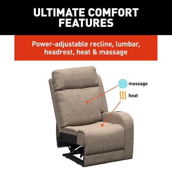 Lippert 2024044205 Thomas Payne Seismic Theater Recliner – Left Hand, Dellmead