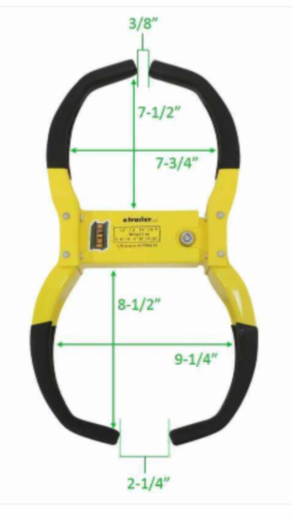 Rack-Em Ra-25 Trailer Wheel Locking Boot - image 2