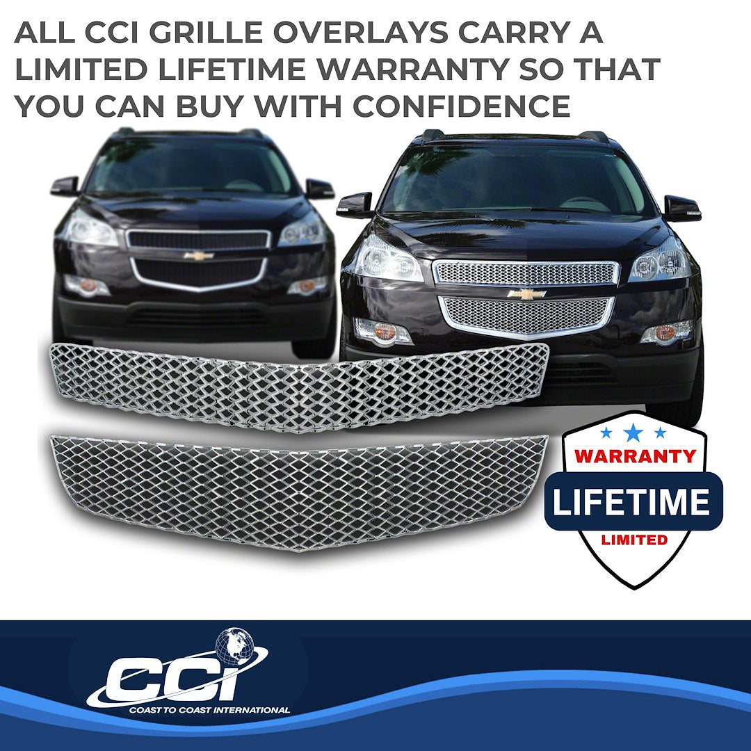 Coast To Coast GI75 Traverse Chrome Mesh Grille Overlay - image 3