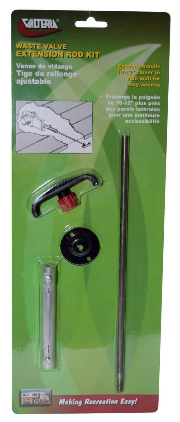 Valterra T1046-10VP RV Waste Valve Extension - 10 in–12 in
