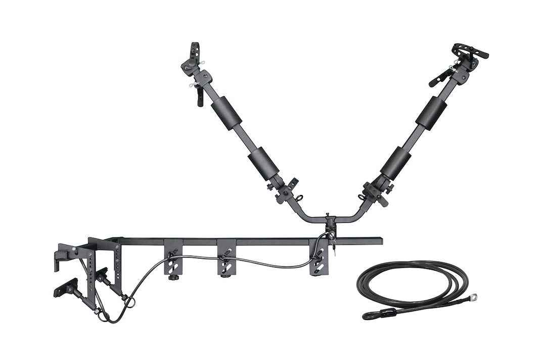 Lets Go Aero B01809 Above-Bed-Side 2-Bike Rack with Lock