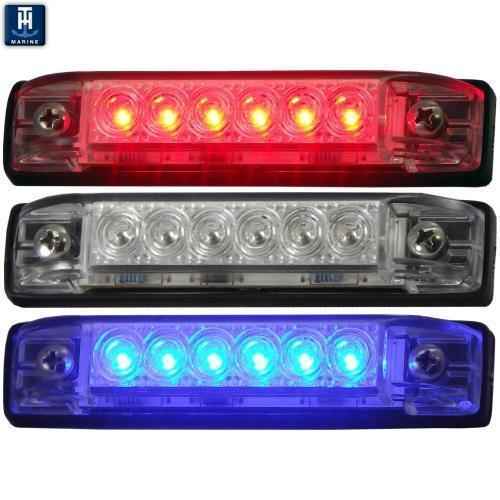 T-H Marine LED-51803-DP 4-Inch LED Deck Light - Red