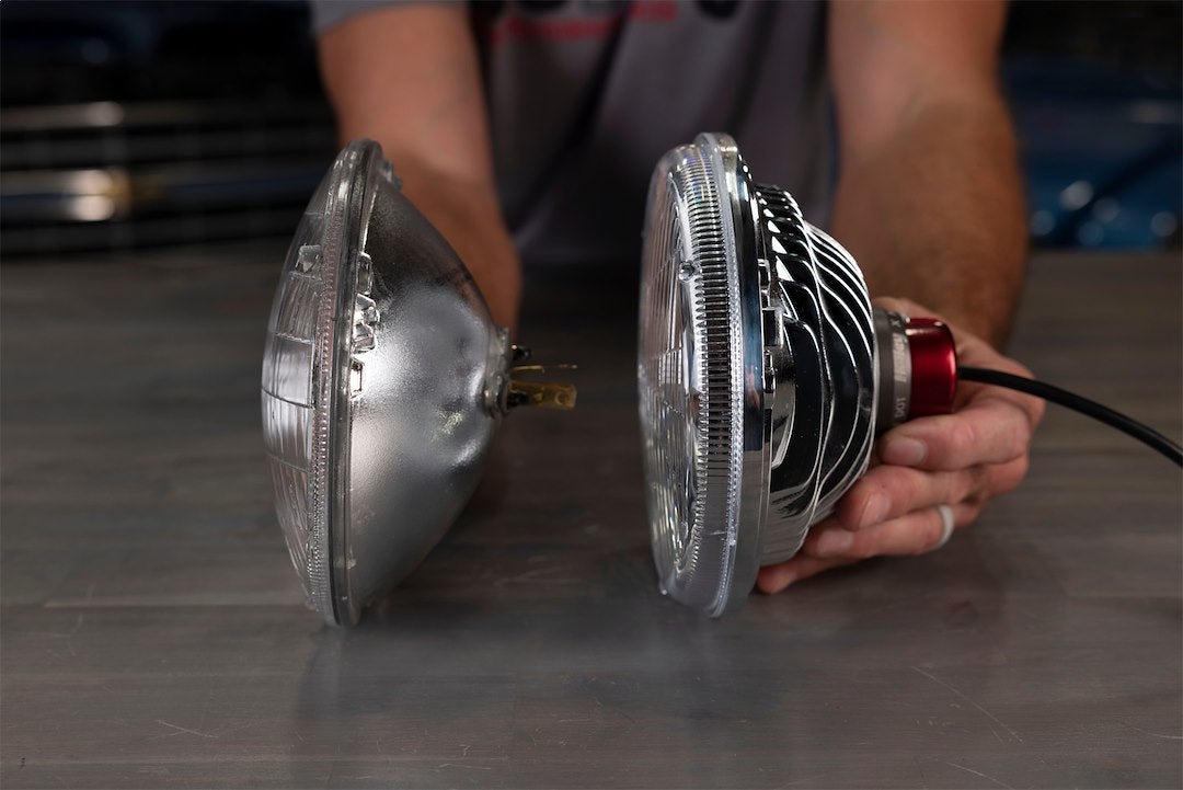 Holley LFRB155 RetroBright Modern White LED Headlight