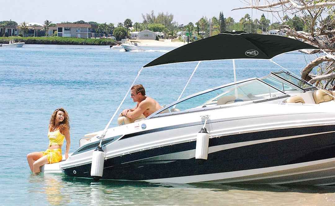 Taylor Made 22049 6 x 6 ft Boat Shade Umbrella - Black