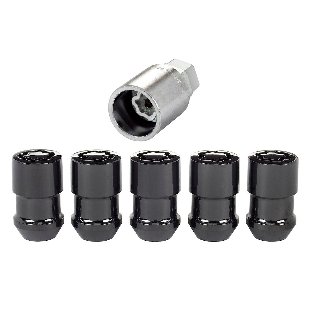 McGard 24548 Black Cone-Seat Wheel Locks, 5-Lock Set