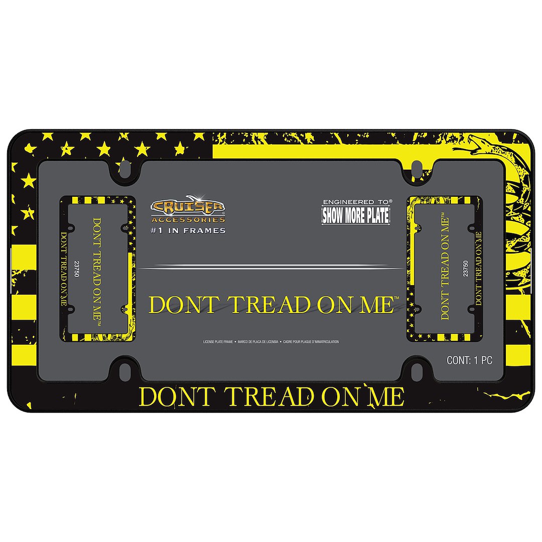 Cruiser 23750 Don’t Tread on Me License Plate Frame - image 2