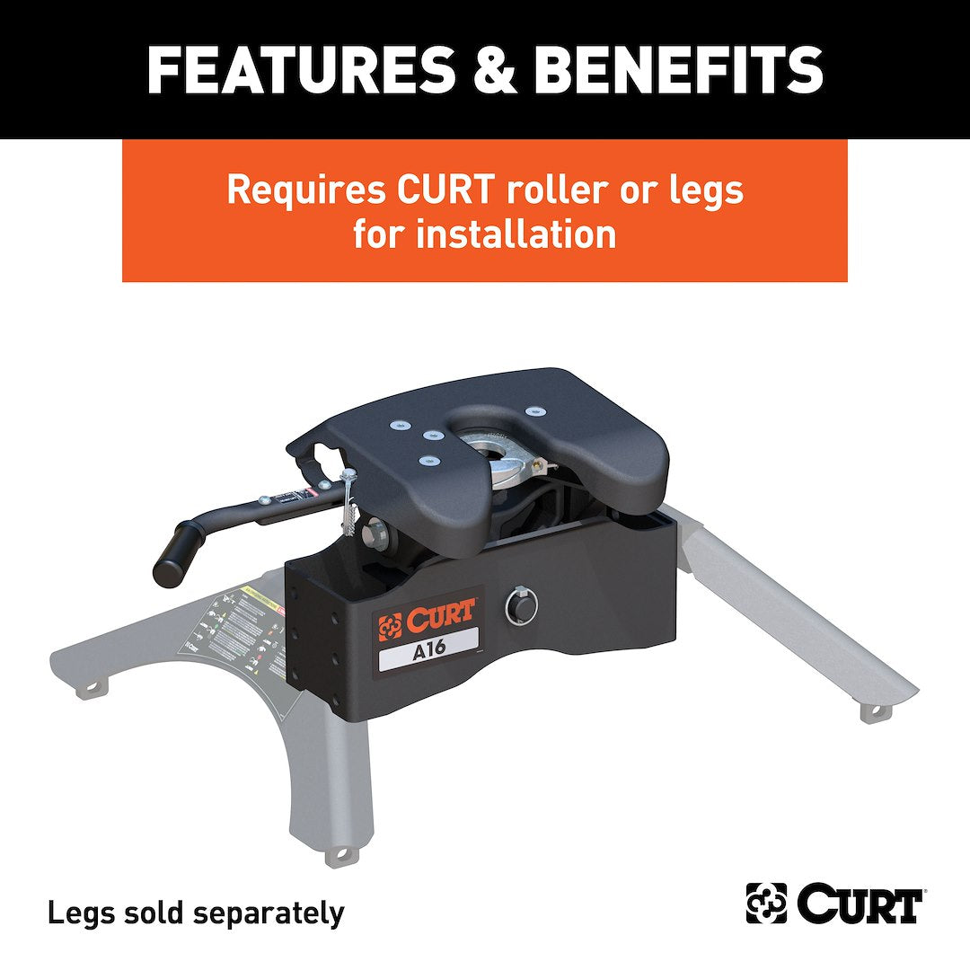 Curt 16520 Fifth Wheel Trailer Hitch Head - image 9
