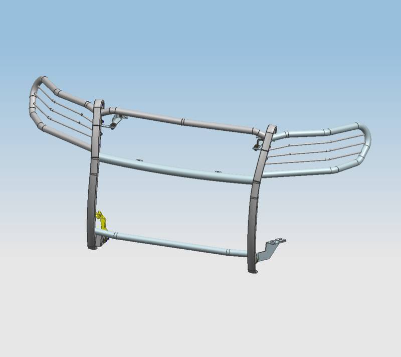 Black Horse Offroad Steel Grille Guard 17JGL21MA - image 4