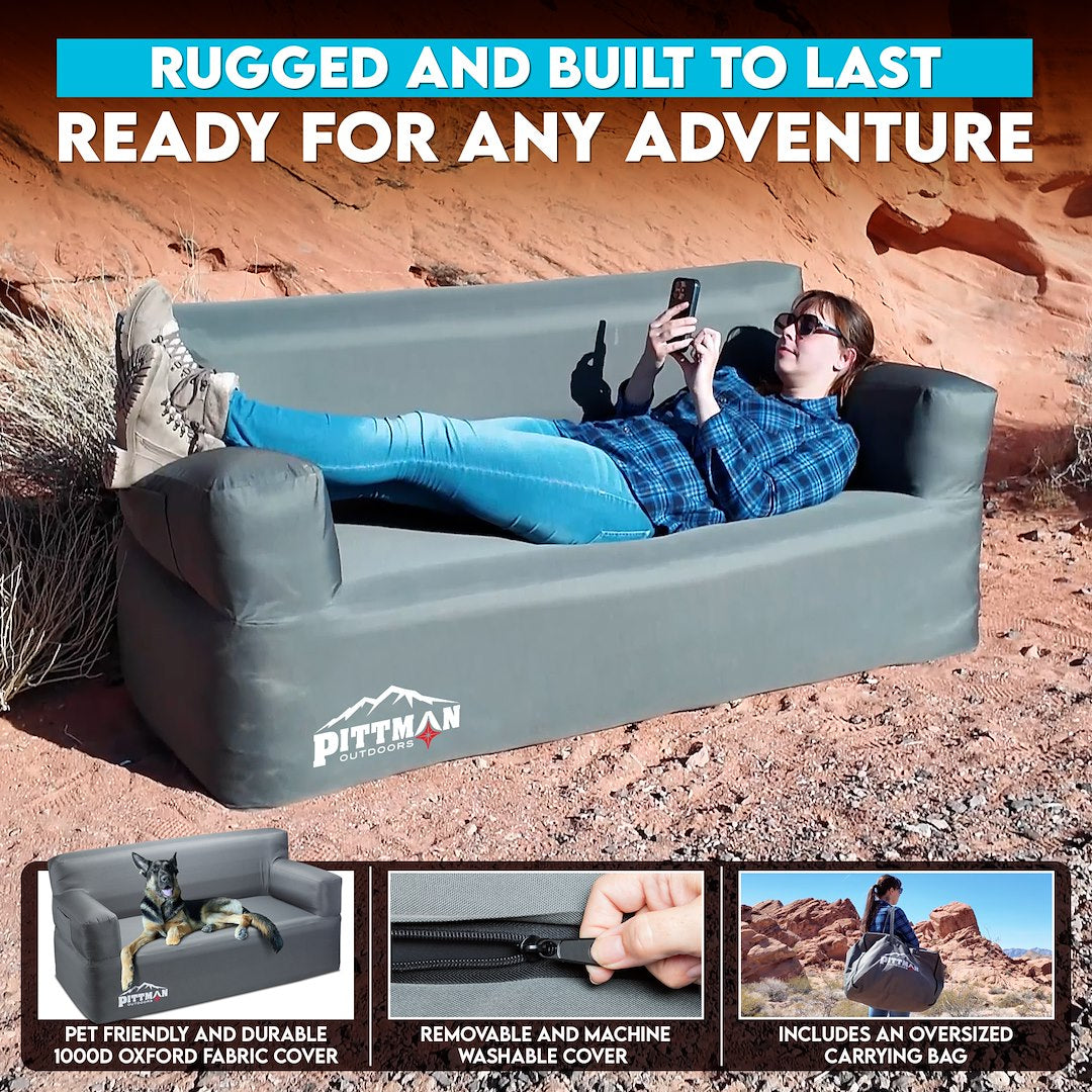 AirBedz by Pittman Outdoors PPI-AIR_COUCH Inflatable Furniture - image 1