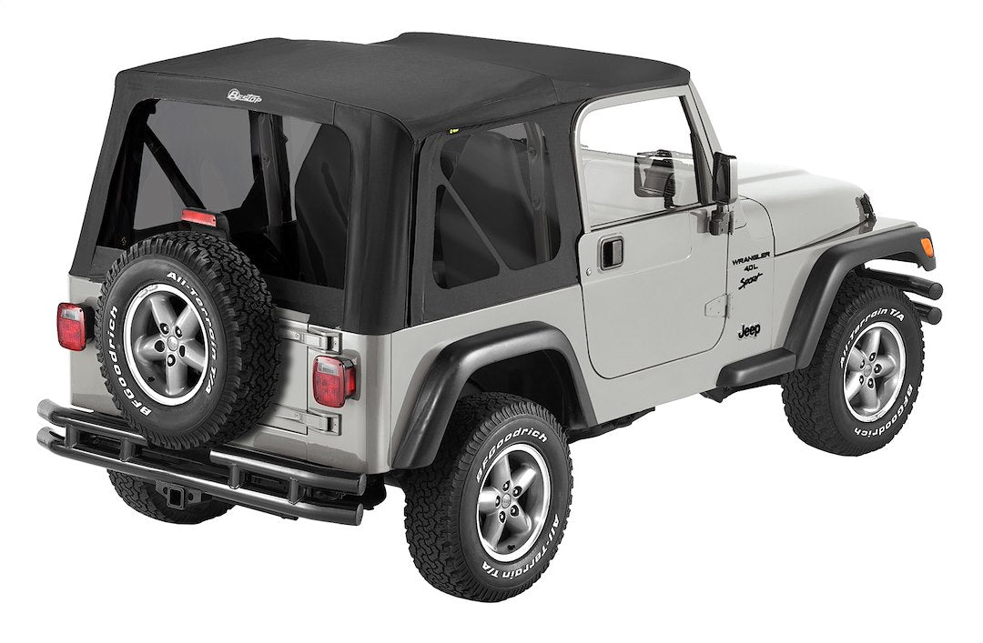 Bestop Sailcloth Replace-A-Top Soft Top Black 79139-01 - image 1