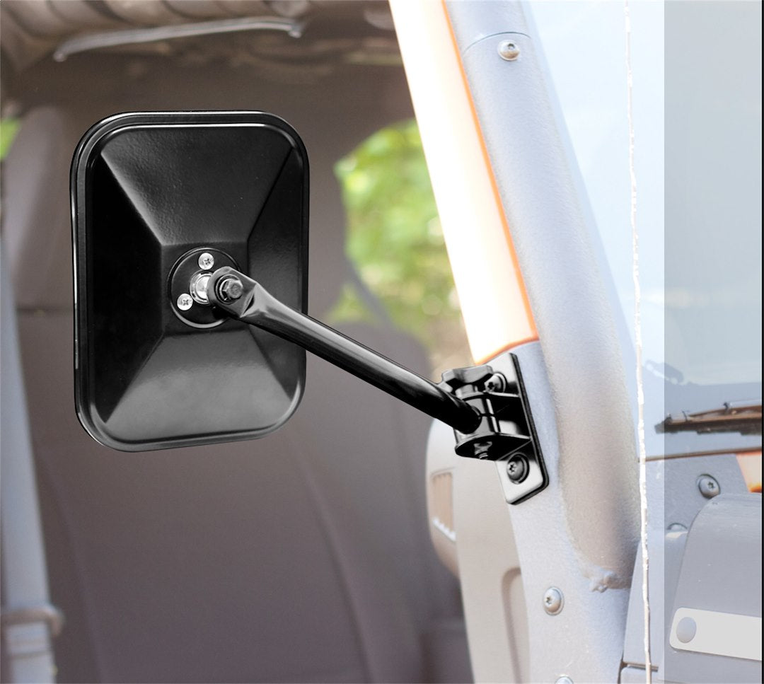 Rugged Ridge 11025.12 Quick Release Rectangular Mirror Pair