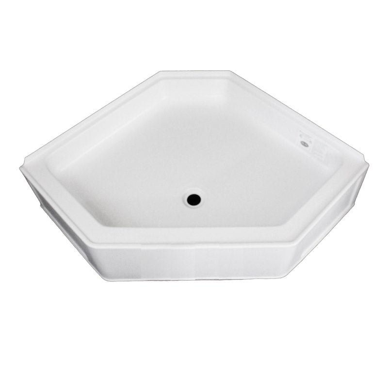 Receveur de douche d'angle Specialty Recreation NSB3434WC 34" x 34" pour camping-car