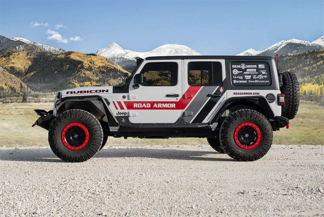 Road Armor 5182F3B Satin Black Stealth Front Bumper