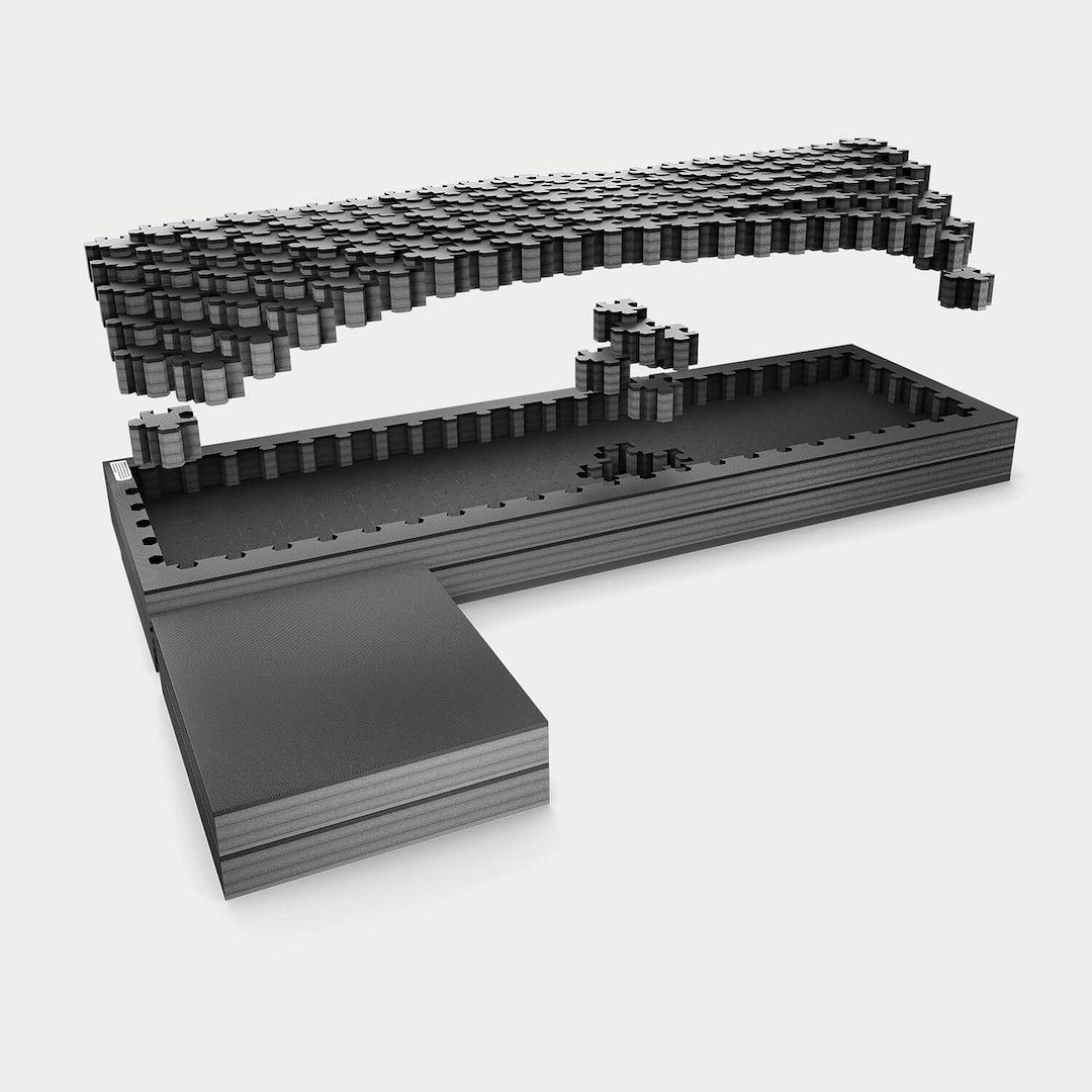 Decked A0150-PZFM-VXLG Piecekeeper PuzzleFoam VX Long