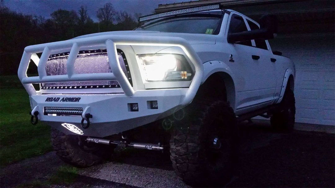 Road Armor 408R2B-NW Stealth Titan II Front Bumper