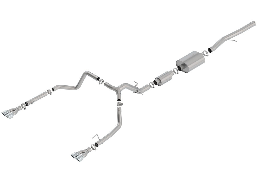 Borla S-Type Cat Back System Single Dual Exhaust System Kit 140783 - image 1
