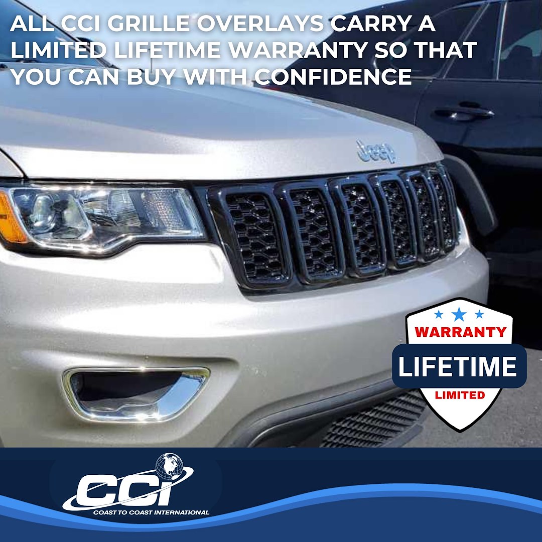 Coast To Coast GI467BLK Grand Cherokee Black Grille Overlay - image 3