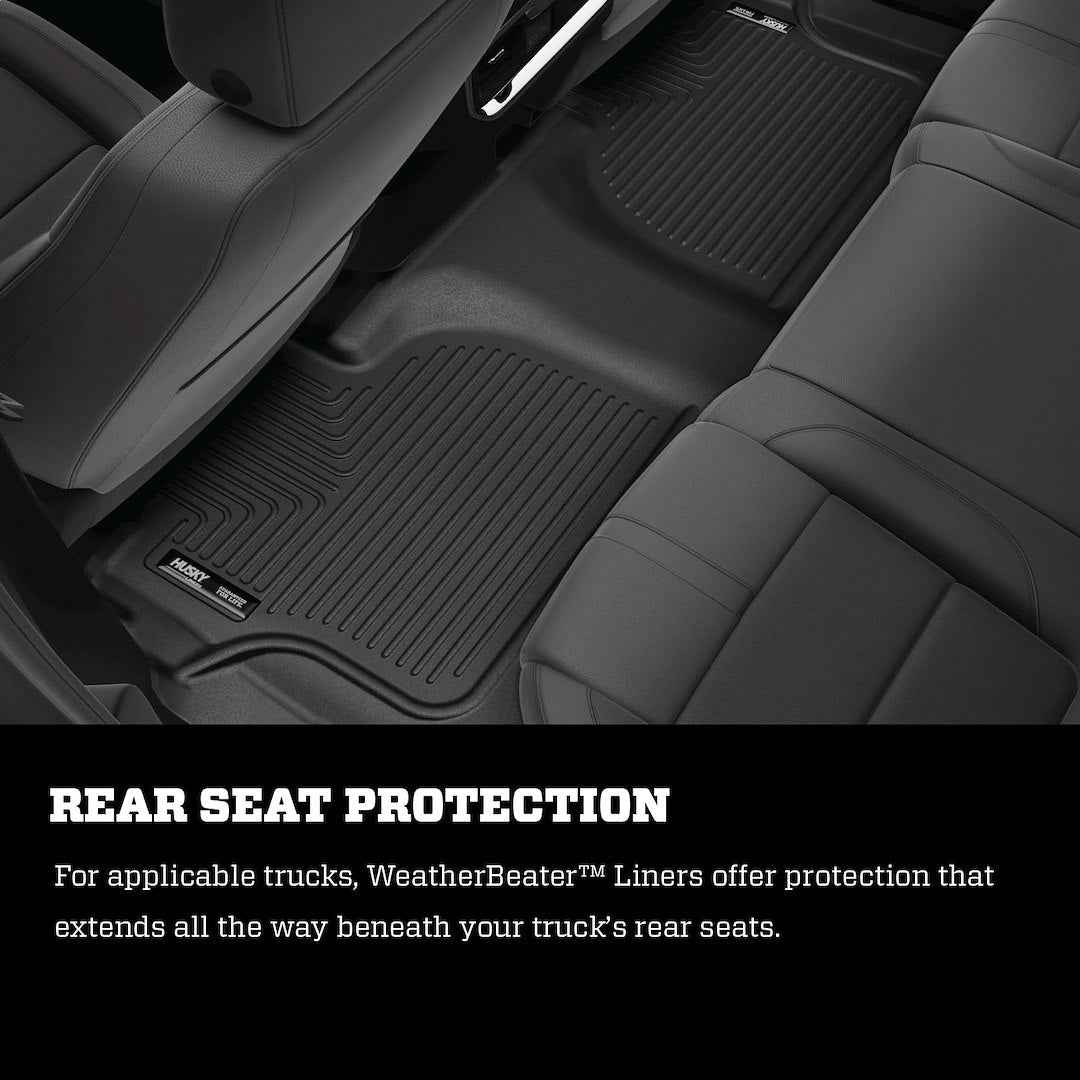 Husky Liners 19241 Molded Floor Liners - 1 Piece, Black