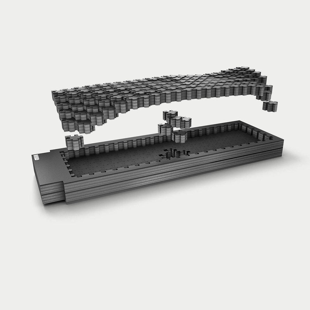Decked A0151-PZFM-VXST Piecekeeper PuzzleFoam VX Short