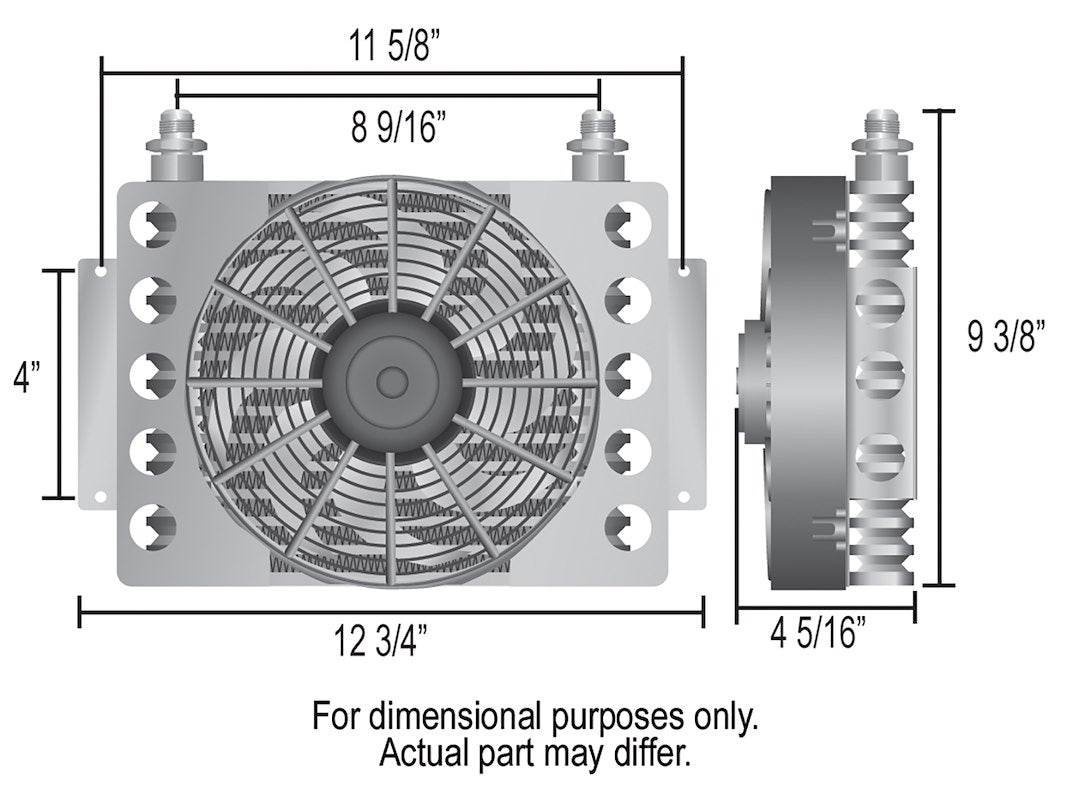 Derale 15450 Atomic-Cool 15-Row Engine Oil Cooler - image 3