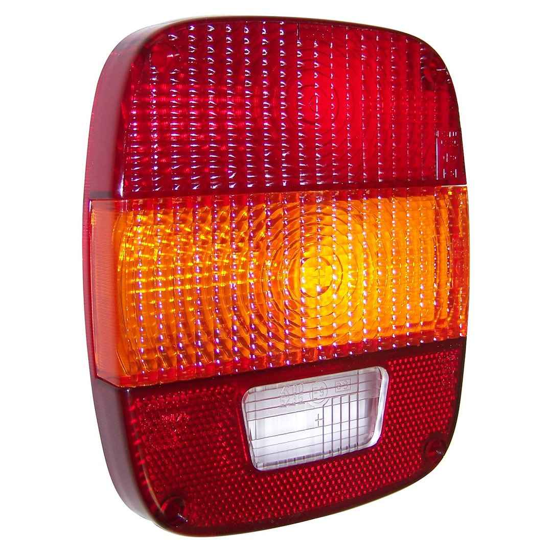 Crown Automotive 83501003 Red/Amber Plastic Tail Light Lens