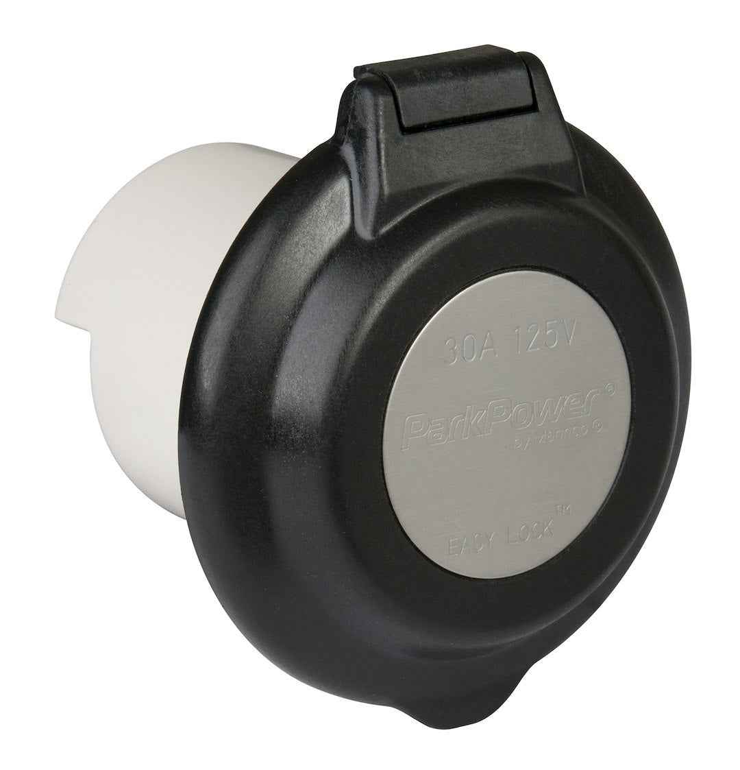 Marinco 304ELBRVBL Power Inlet Port - Black